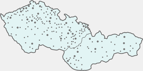 Mapa výdajných miest